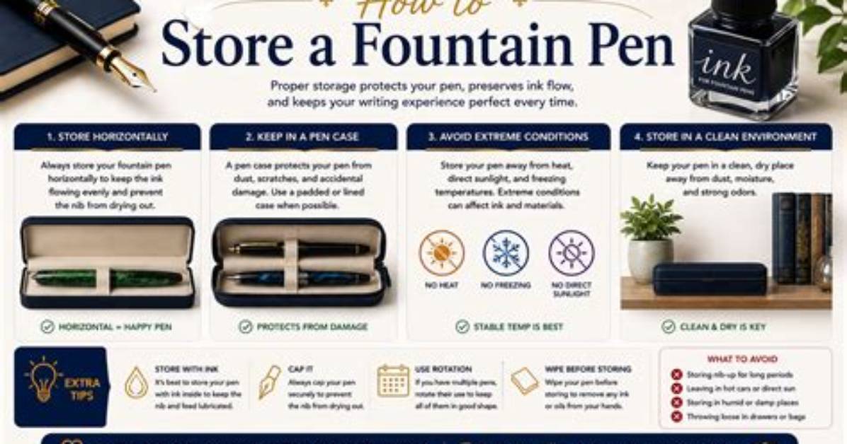 How Do You Clean a Fountain Pen?