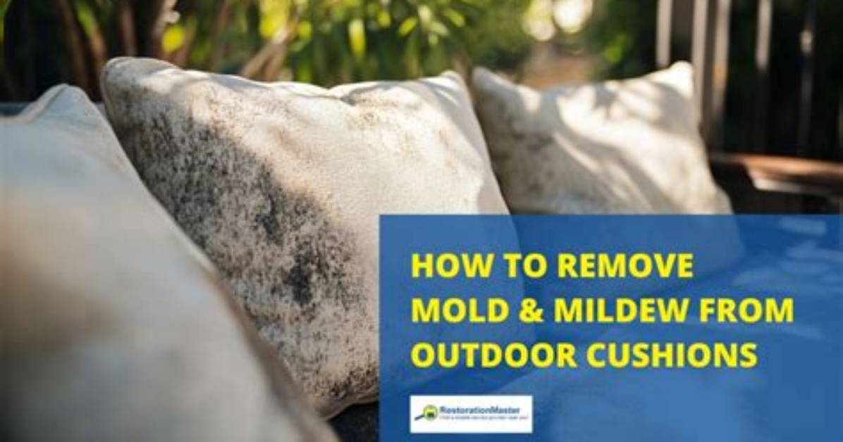How Do You Clean Mildew off Outdoor Cushions?