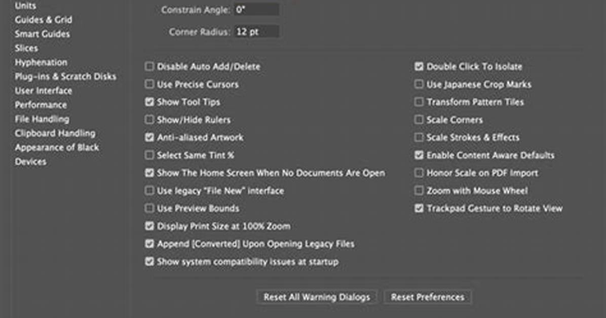 How Do You Clear Preferences in Illustrator?