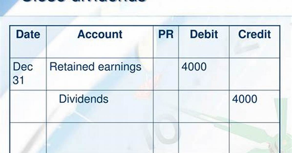 How Do You Close Dividends