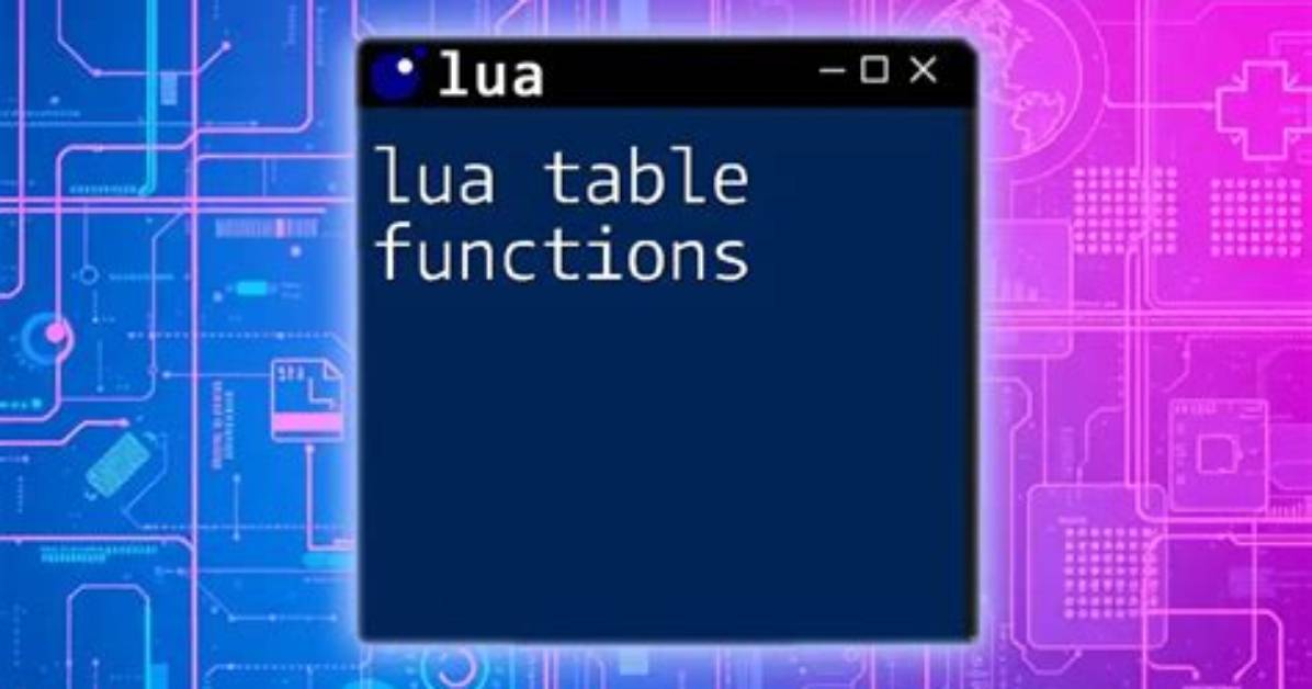 How Do You Copy a Lua Table by Value?