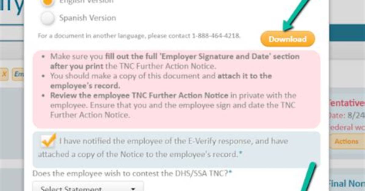 How Do You Correct a Tentative Nonconfirmation?