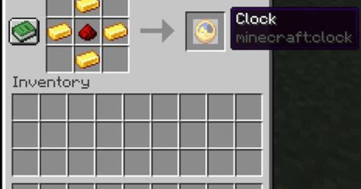 How Do You Craft a Clock in Minecraft