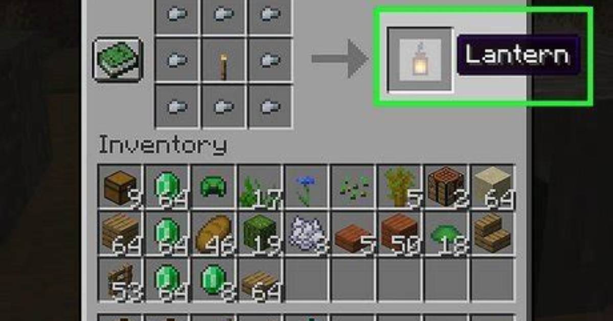 How Do You Craft a Lantern in Minecraft