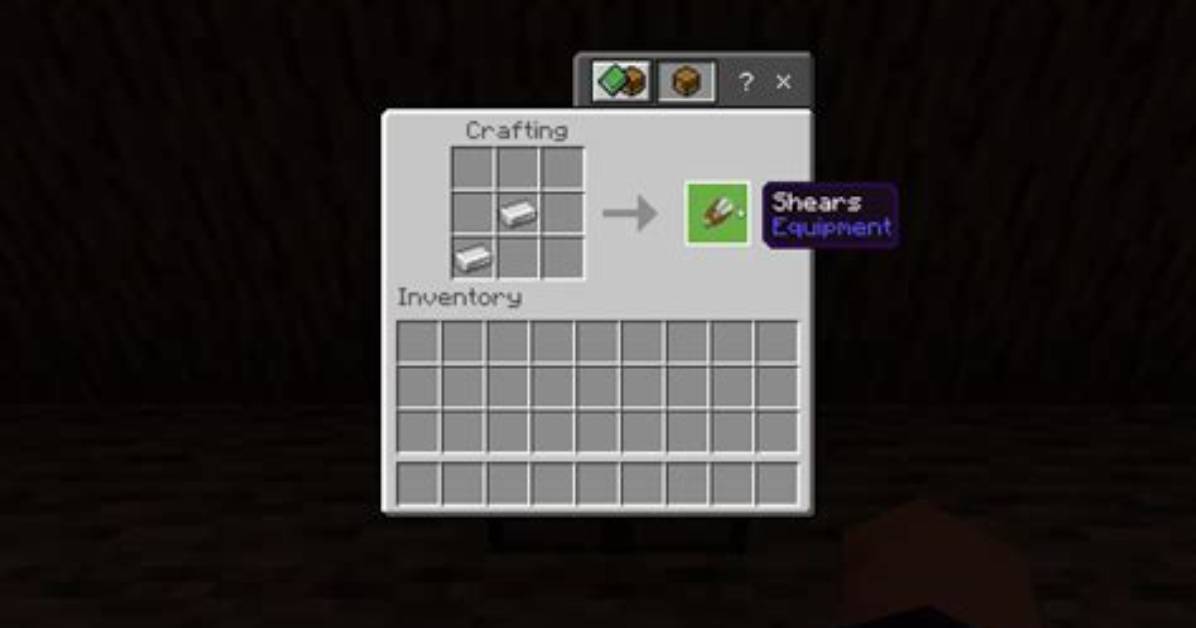 How Do You Craft Shears in Minecraft
