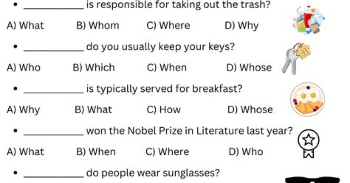 How Do You Create a Wh Question