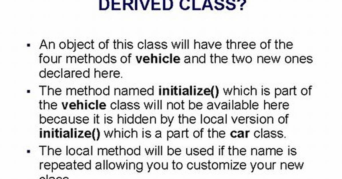 How Do You Declare a Derived Class in C