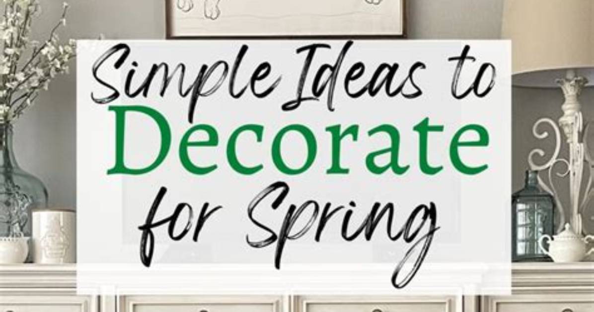How Do You Decorate for a Spring on a Budget
