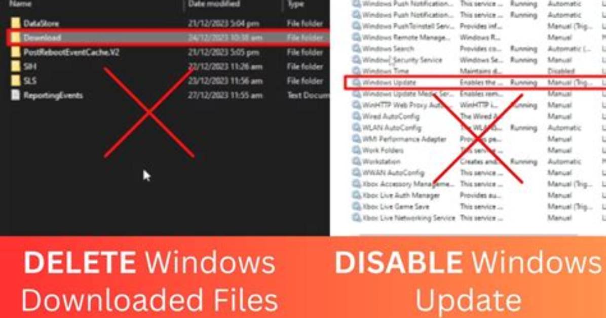 How Do You Delete Downloaded Windows 10 Updates Which Failed to Install?