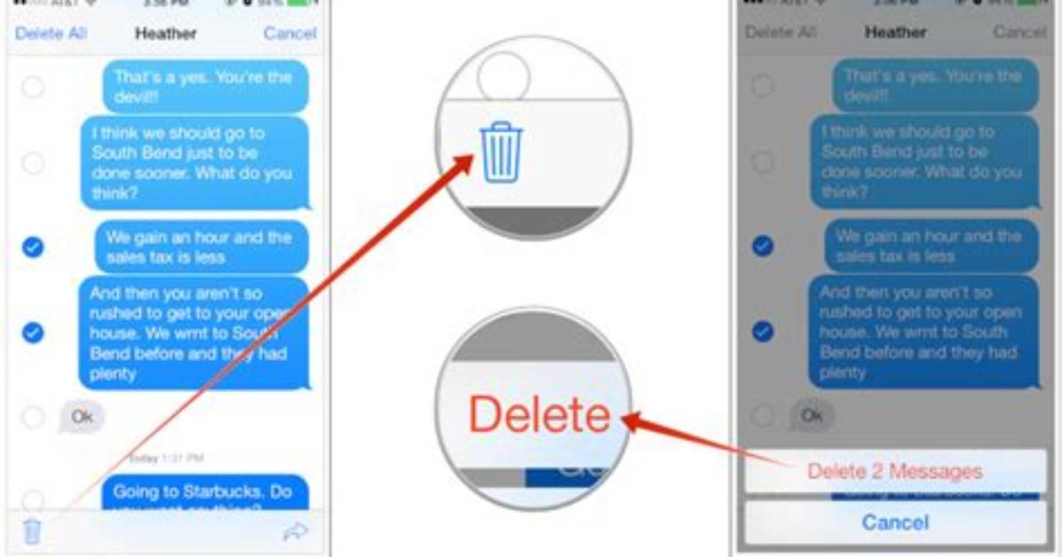How Do You Delete iPhone Text Messages?