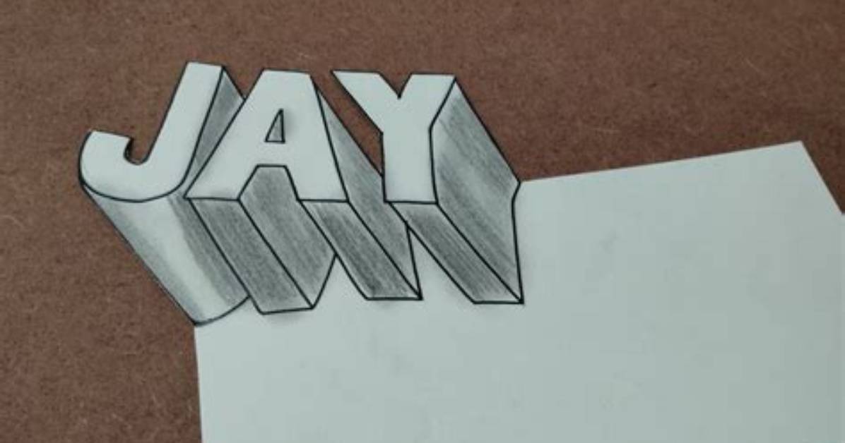 How Do You Draw a 3D Name