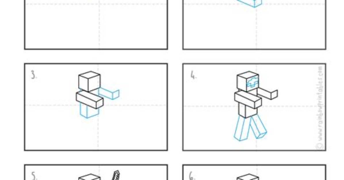 How Do You Draw a Minecraft