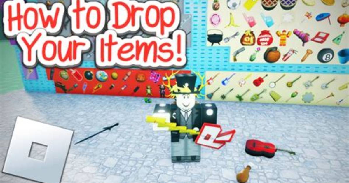 How Do You Drop Things in Roblox