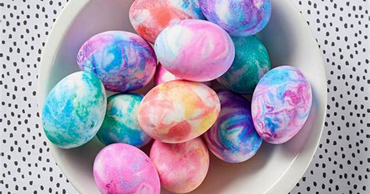 How Do You Dye Styrofoam Easter Eggs