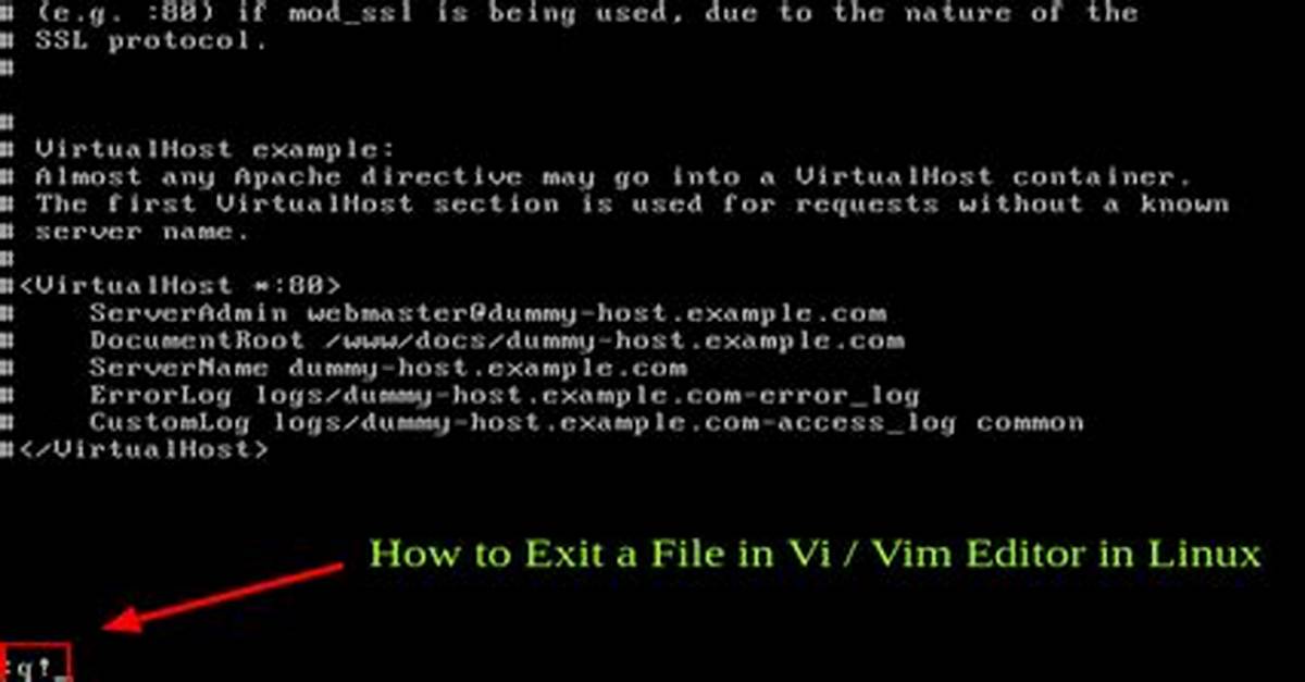 How Do You Exit a File in Linux Terminal?