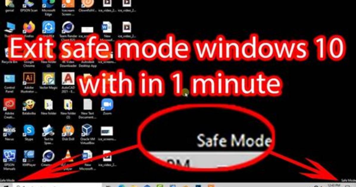 How Do You Exit Safe Mode Windows 7?
