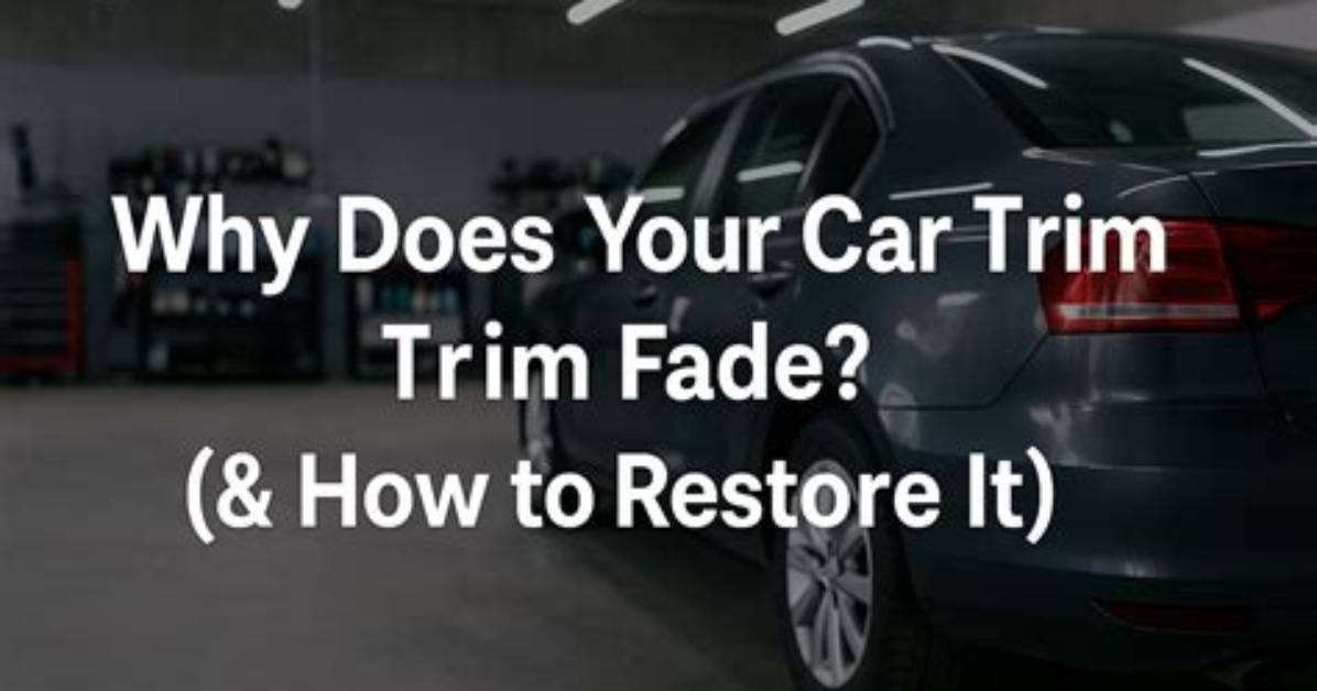 How Do You Fix a Car Trim
