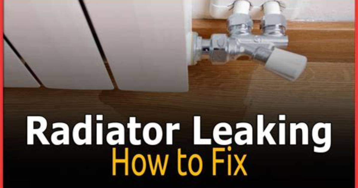 How Do You Fix a Small Radiator Leak?