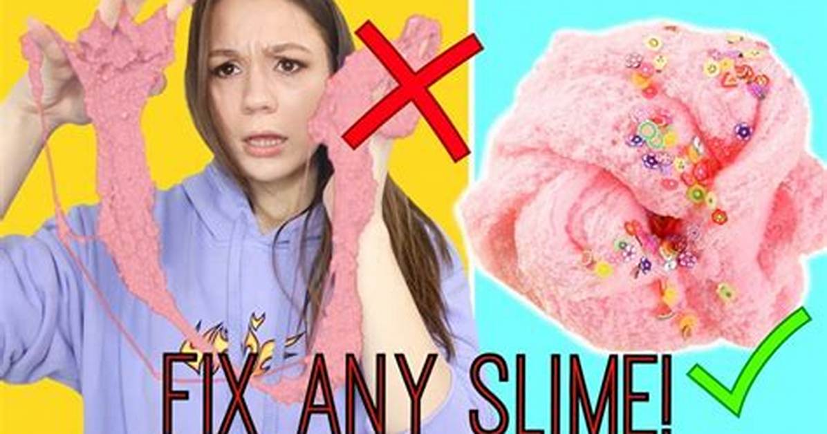 How Do You Fix Bad Slime?