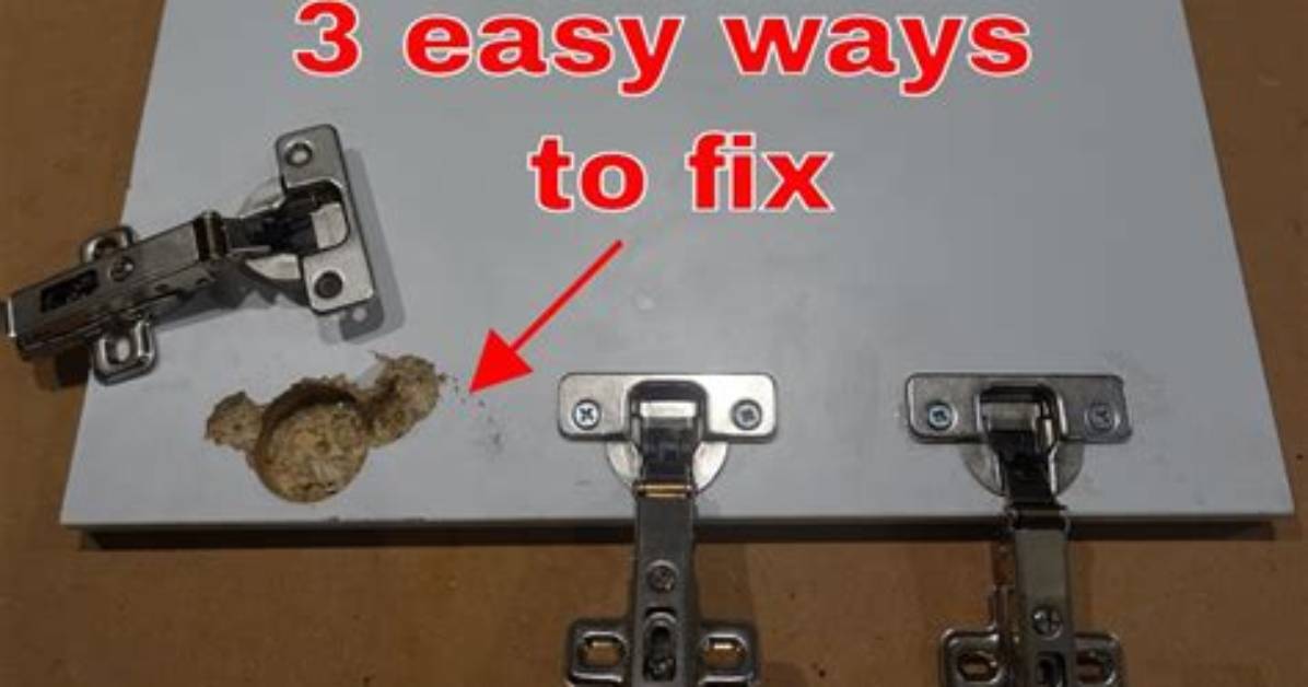 How Do You Fix Cabinets That Don't Close