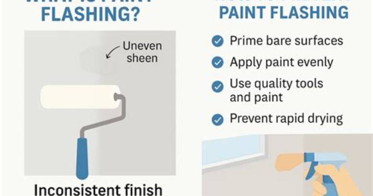 How Do You Fix Flashing Paint