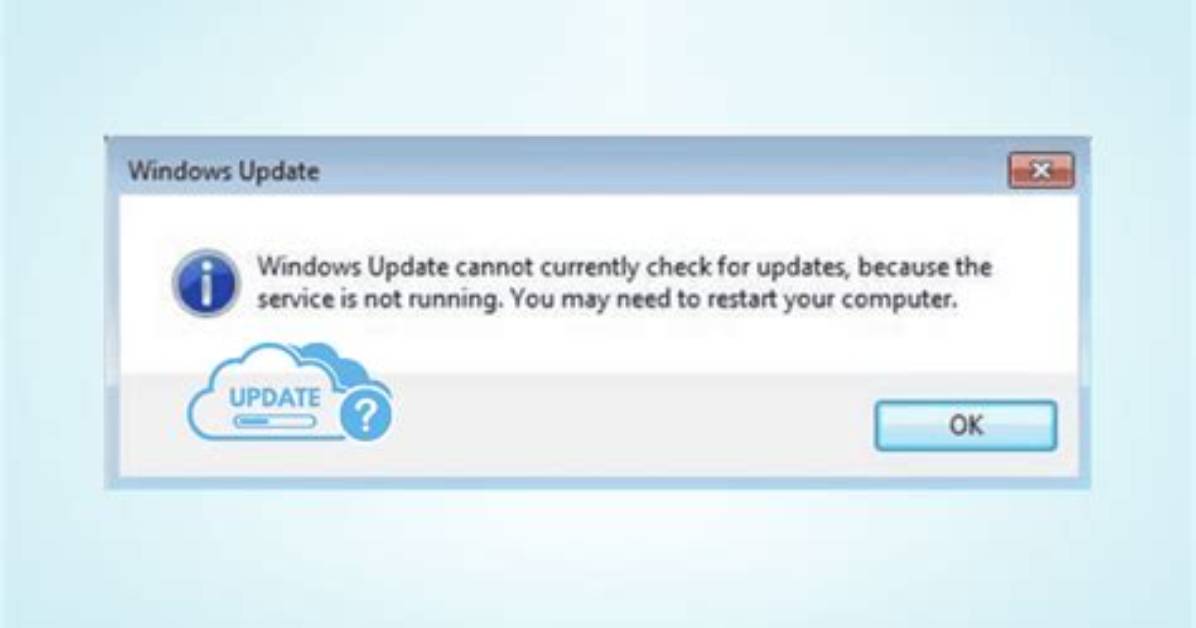 How Do You Fix Windows Cannot Check for Updates?
