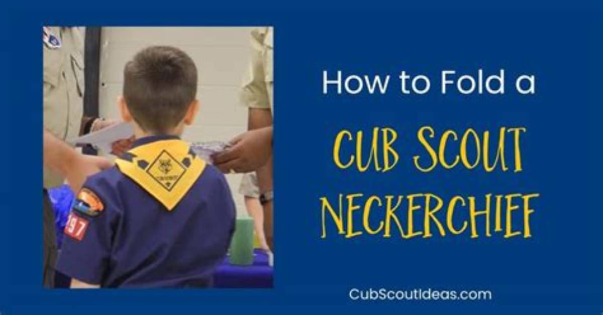 How Do You Fold a Cub Scout Flag?