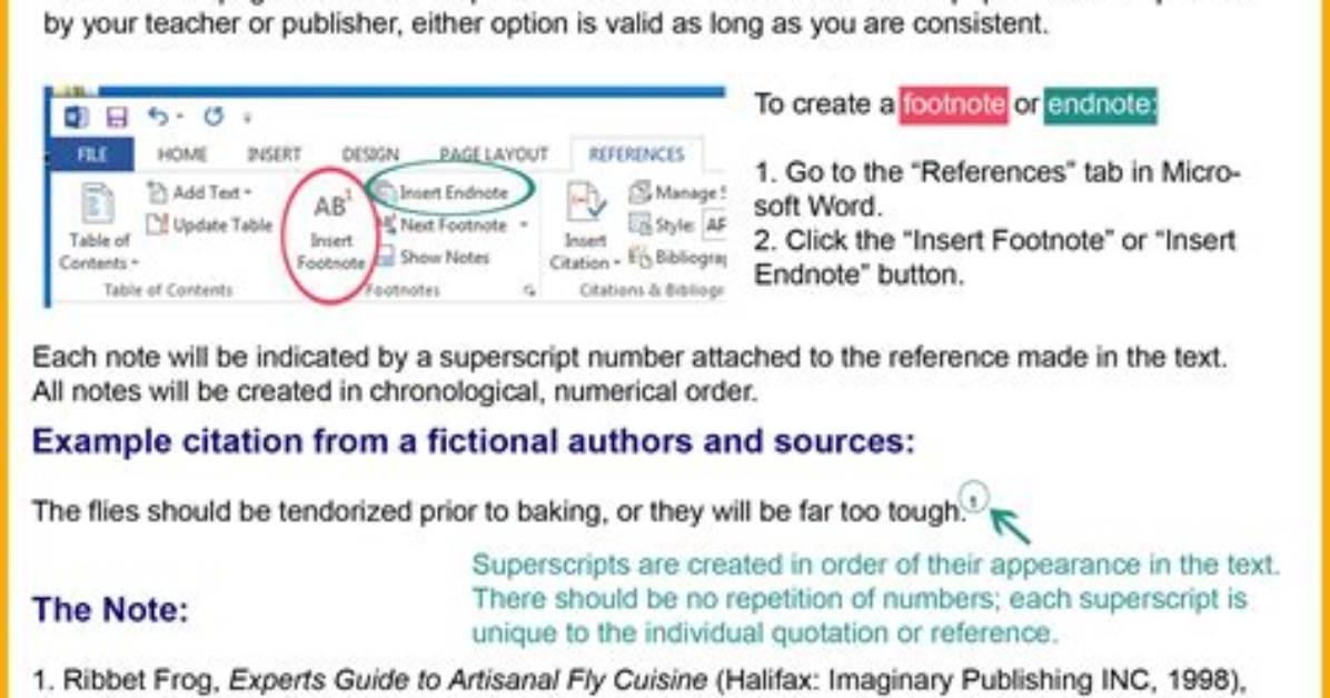 How Do You Footnote Multiple Sources in One Sentence?