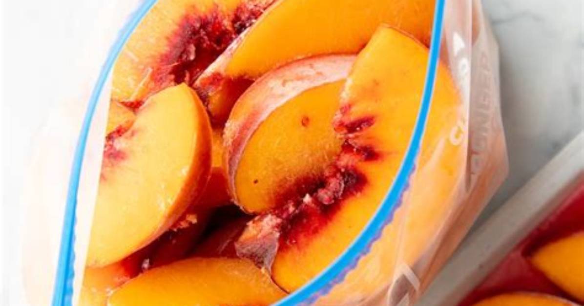 How Do You Freeze Fresh Sliced Peaches?