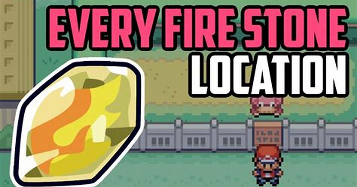 How Do You Get a Fire Stone in Pokemon White 2?