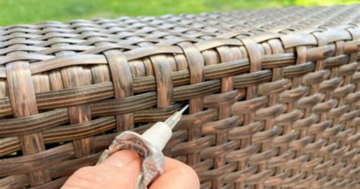 How Do You Glue Rattan