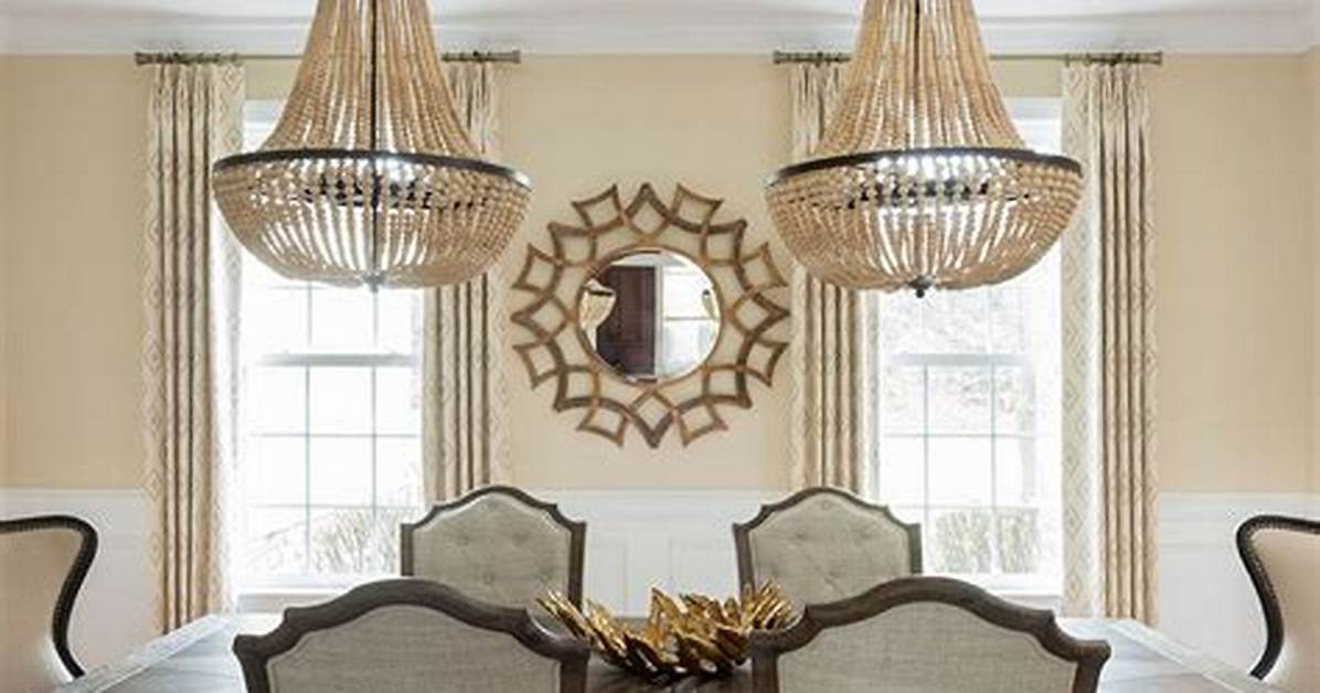 How Do You Hang Two Chandeliers