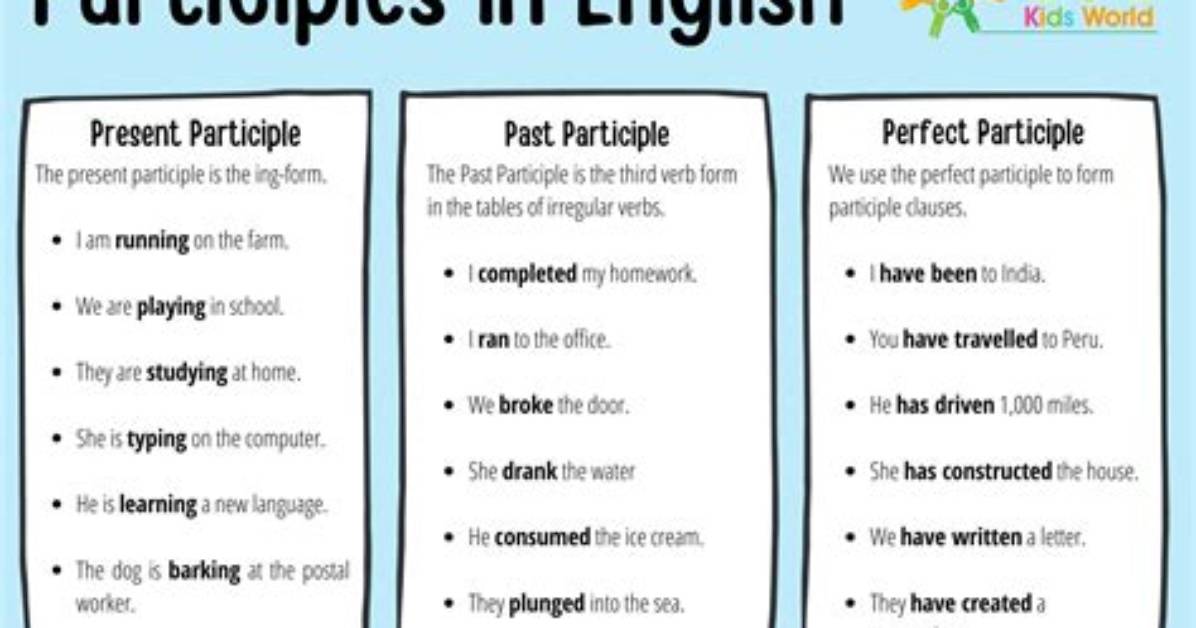 How Do You Identify a Participle and a Gerund