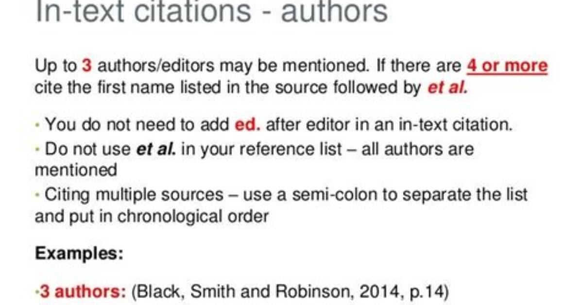 How Do You Intext Reference Three Authors Harvard?