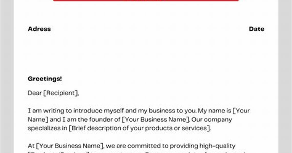 How Do You Introduce a Company Sample?