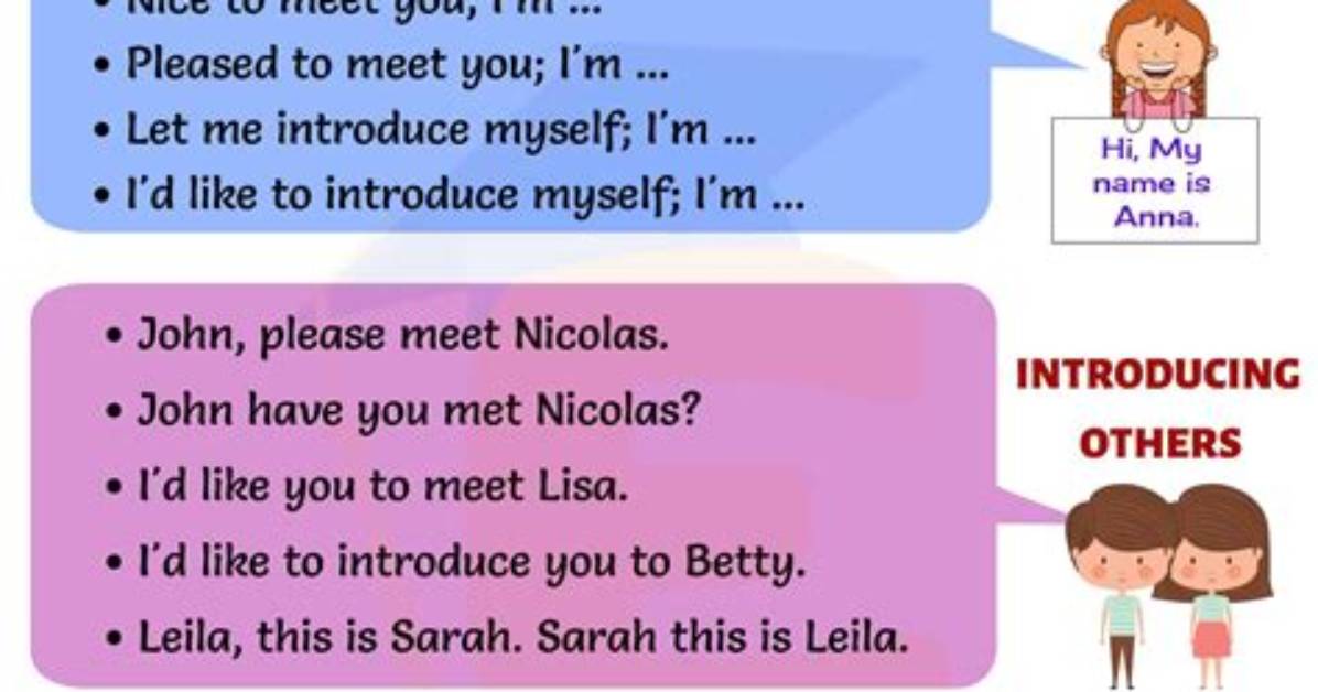 How Do You Introduce Yourself in a Short?