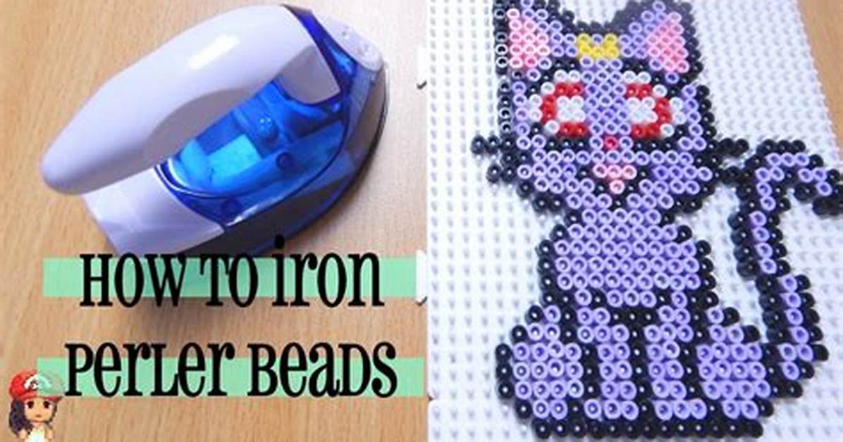 How Do You Iron Beads Together