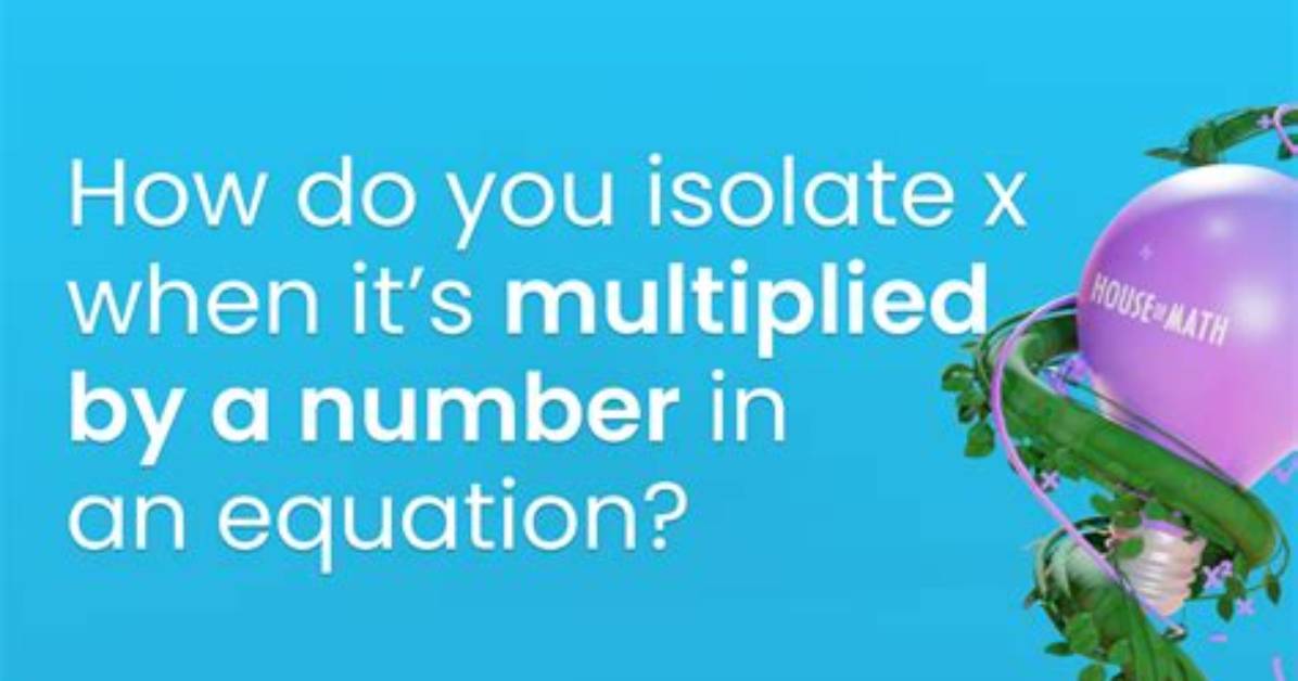 How Do You Isolate Water
