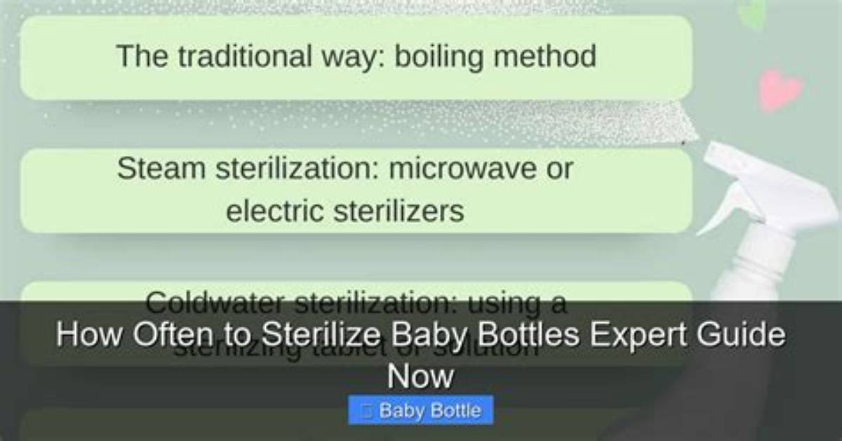 How Do You Keep Bottles Sterile After Sterilising?