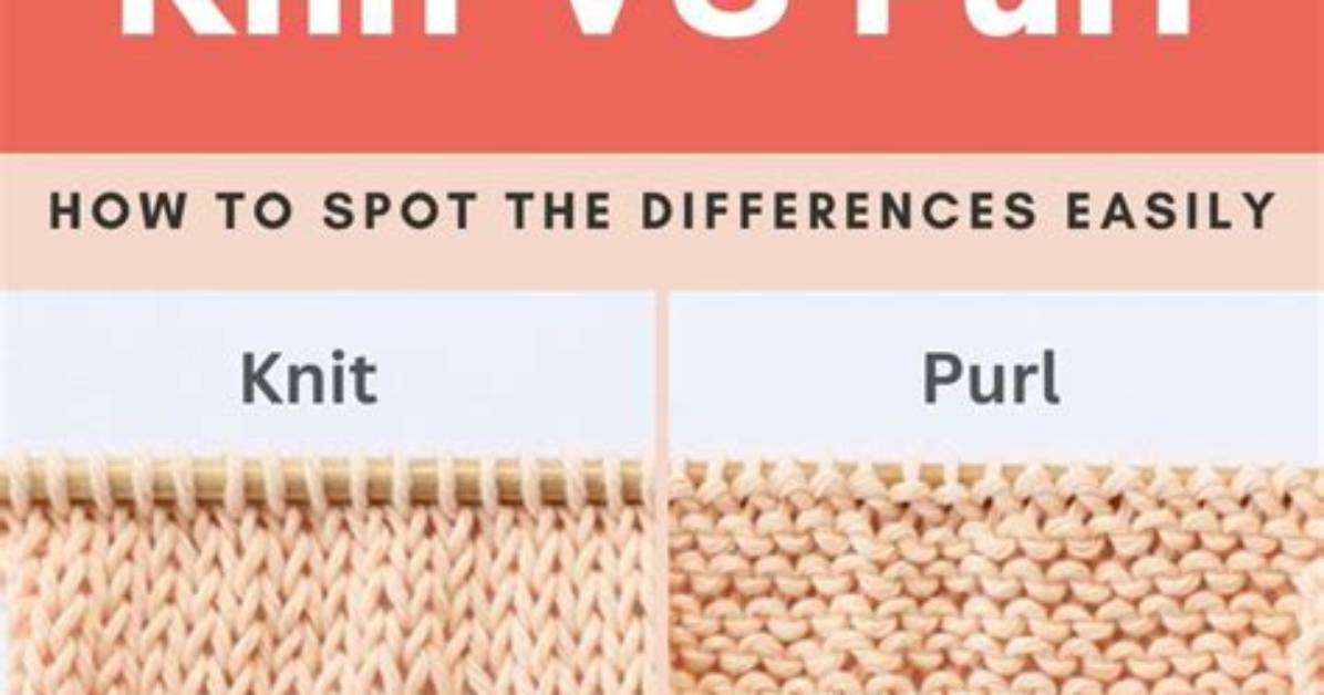 How Do You Knit from Purl