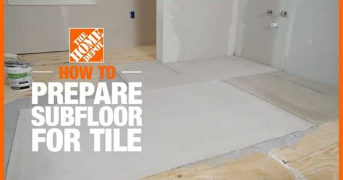How Do You Lay Tile Underlayment