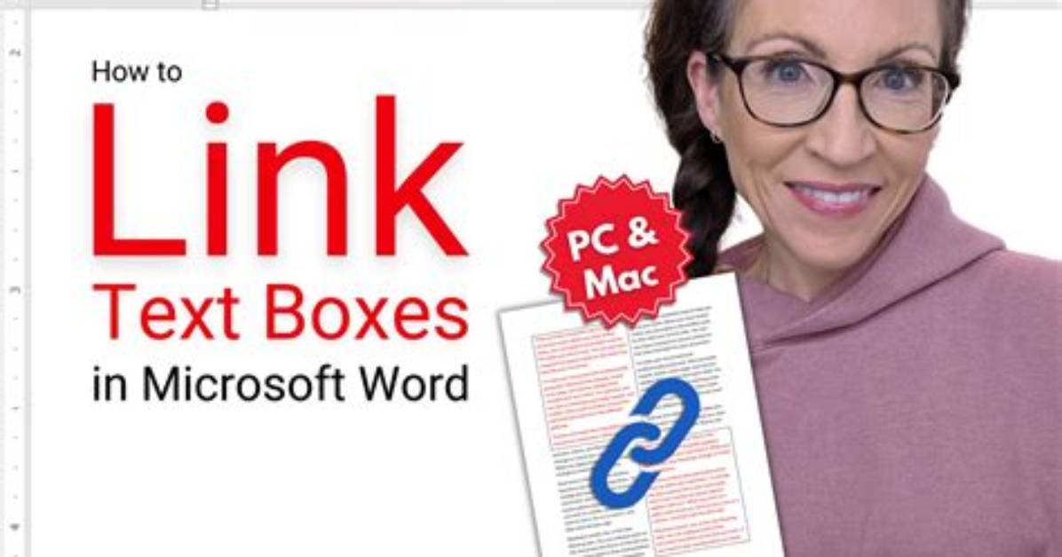 How Do You Link Text Boxes