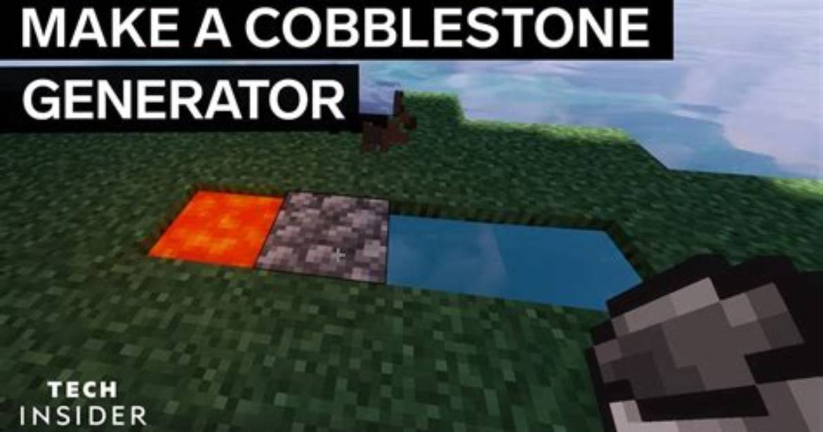 How Do You Make a Cobblestone Generator in Minecraft
