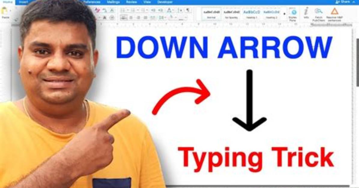 How Do You Make a Down Arrow in Text?