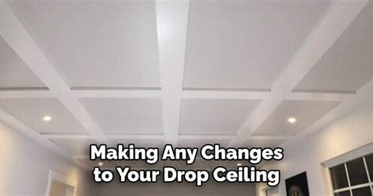 How Do You Make a Drop Ceiling