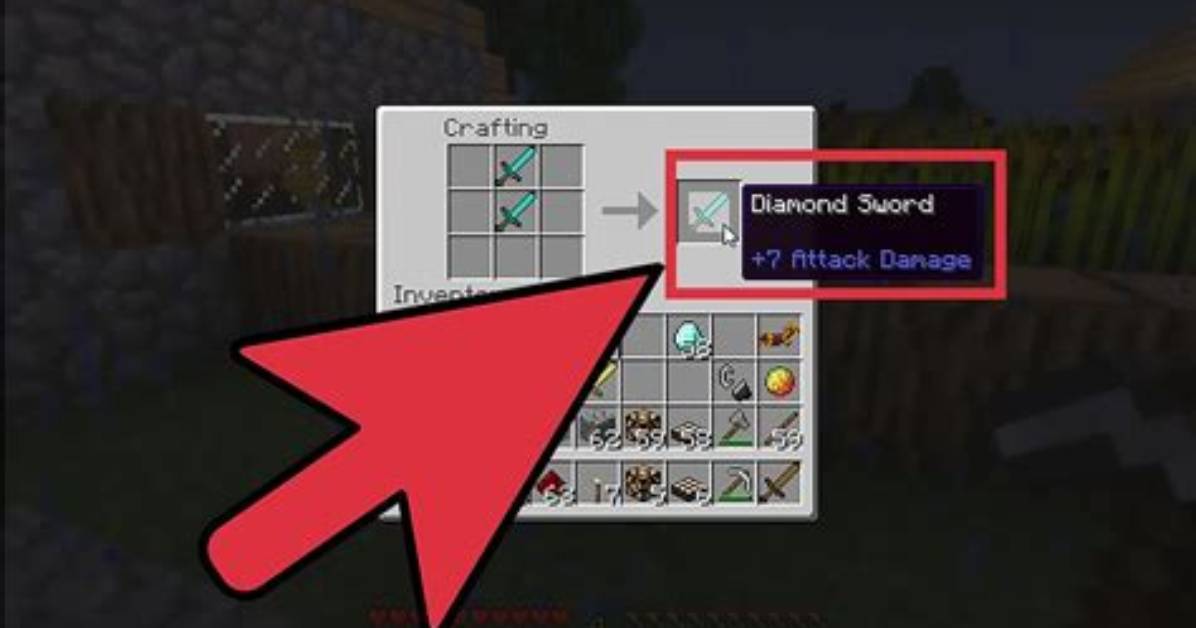How Do You Make a Minecraft Sword