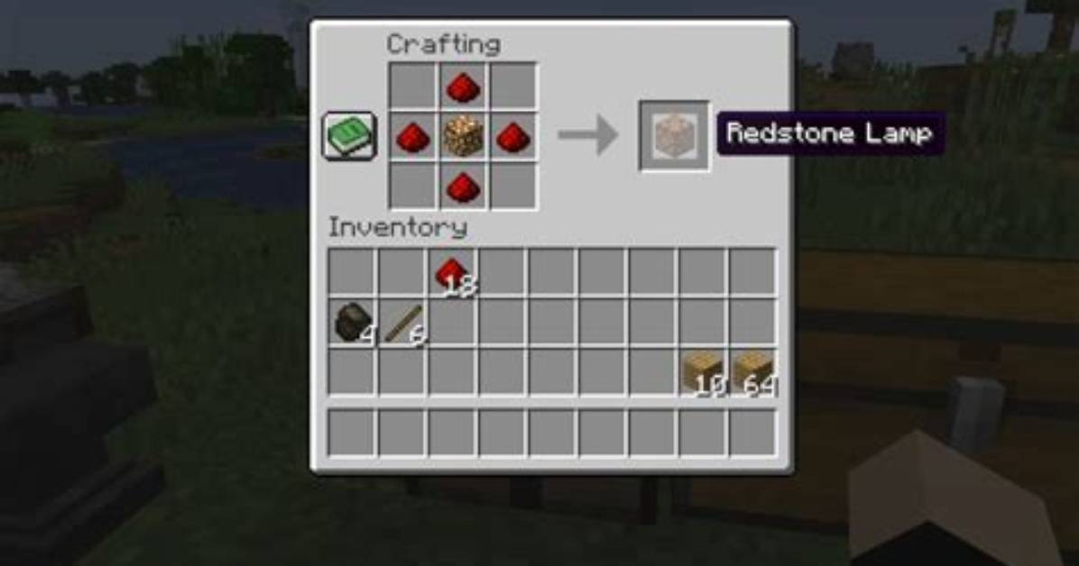 How Do You Make a Redstone Lamp in Minecraft