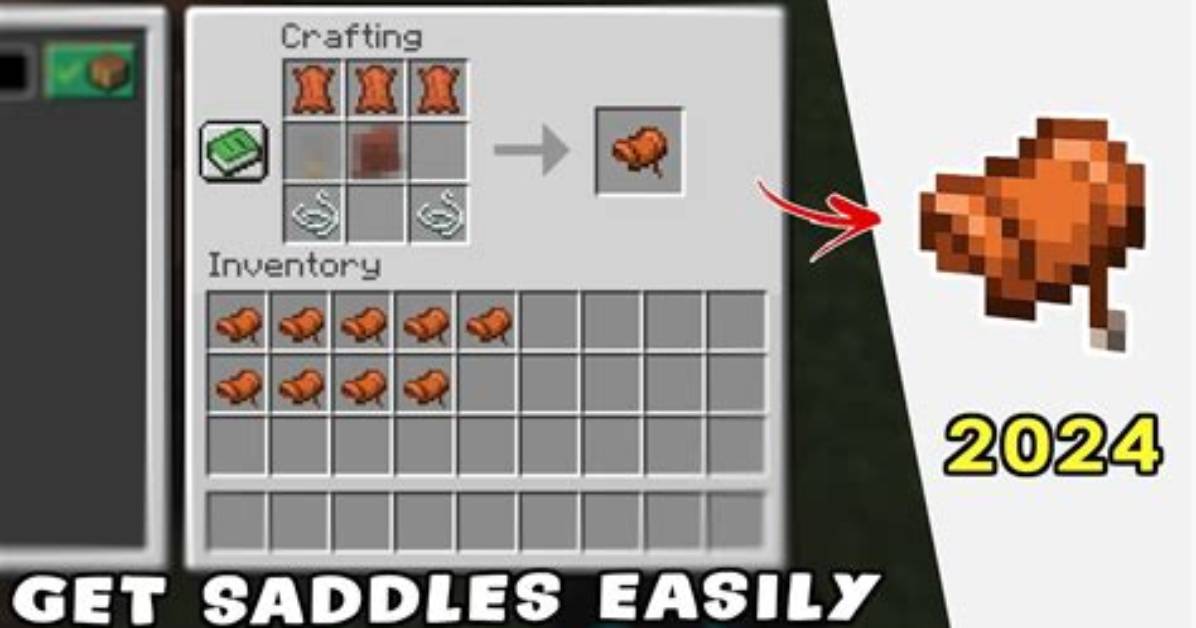 How Do You Make a Saddle in Minecraft