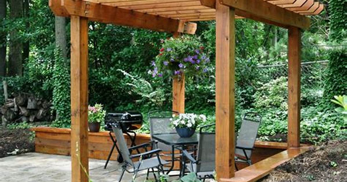 How Do You Make a Simple Pergola?