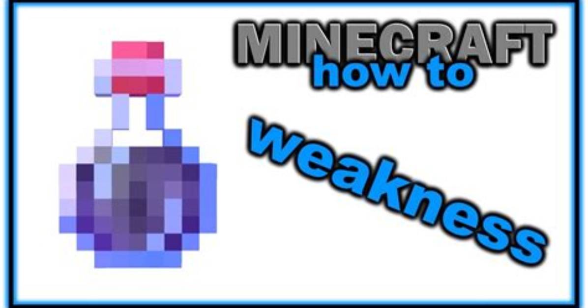 How Do You Make a Weakness Potion in Minecraft